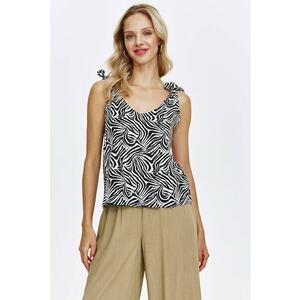 Top cu animal print imagine