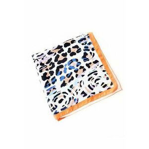 Esarfa patrata cu animal print imagine