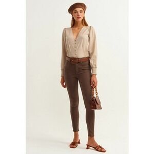 Blugi crop skinny imagine