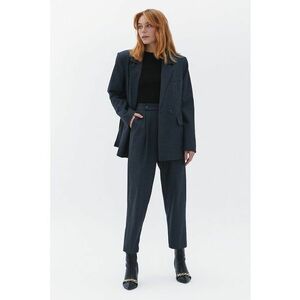Pantaloni crop cu talie inalta imagine