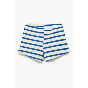 Pantaloni scurti tricotati cu model in dungi imagine