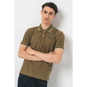 Tricou polo din bumbac si material pique imagine