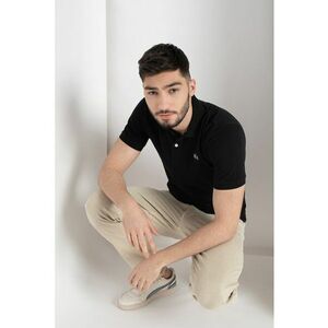 Tricou polo din bumbac si material pique imagine