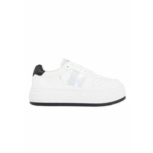 Pantofi sport pentru Femei - bold flatf low laceup mix - YW0YW01641-0LD - Alb imagine