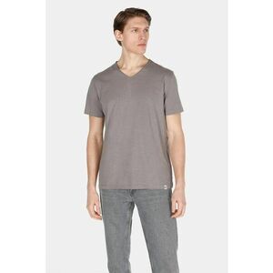 Tricou regular fit cu decolteu in V imagine