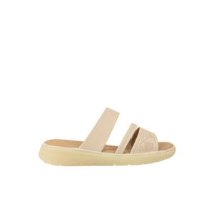 Papuci casual - dama - 33191 crem - piele naturala imagine