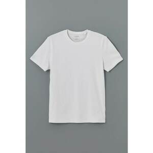 Tricou cu decolteu la baza gatului si model uni imagine