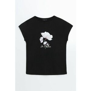 Tricou cu imprimeu floral imagine
