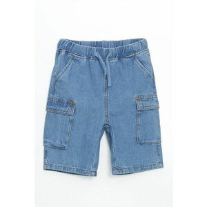 Bermude cargo din denim imagine
