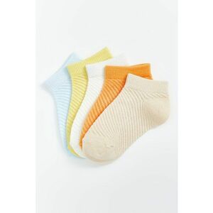Set de sosete scurte striate - 5 perechi imagine