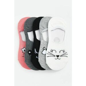 Set de sosete foarte scurte din amestec de bumbac cu model - 5 perechi imagine