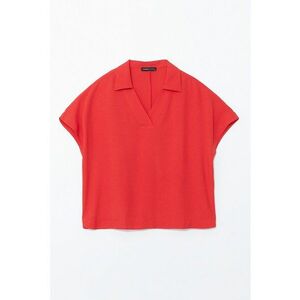 Bluza uni cu decolteu in V imagine