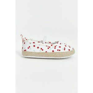 Espadrile Mary Jane cu imprimeu cu cirese imagine