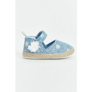 Espadrile cu velcro si broderie imagine