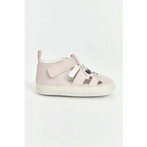 Sandale cu velcro si aplicatie Minnie Mouse imagine