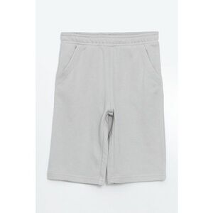 Pantaloni scurti din bumbac cu model uni imagine