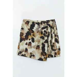 Fusta-pantalon cu model petrecut imagine