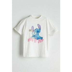 Tricou cu imprimeu frontal cu Stitch imagine