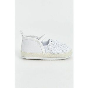 Pantofi din material textil cu detalii de dantela imagine