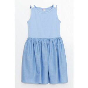 Rochie din amestec de bumbac cu croiala in A imagine