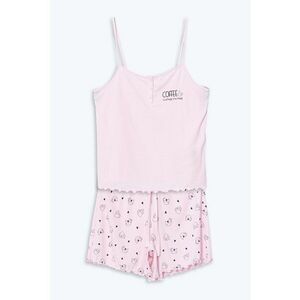 Pijama cu imprimeu si pantaloni scurti imagine