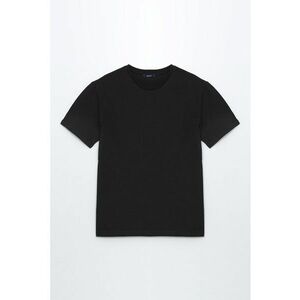 Tricou regular fit cu decolteu la baza gatului imagine