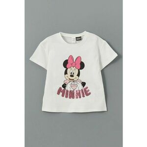 Tricou de bumbac cu imprimeu Minnie Mouse imagine