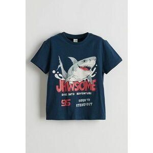 Tricou de bumbac cu imprimeu grafic imagine