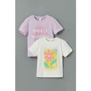 Set de tricouri cu model floral - 2 piese imagine