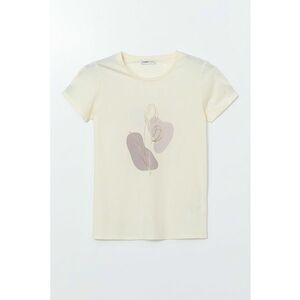 Tricou lejer cu decolteu rotund imagine