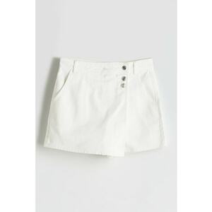Fusta-pantalon cu talie inalta imagine