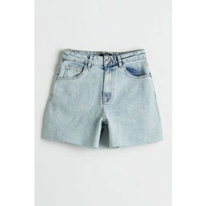 Pantaloni scurti din denim cu talie inalta imagine