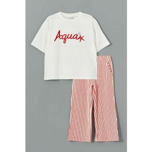 PIjama cu model in dungi imagine