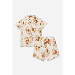 Pijama scurta cu imprimeu cu Winnie The Pooh imagine