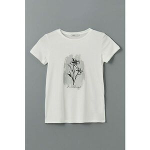 Tricou cu imprimeu floral imagine