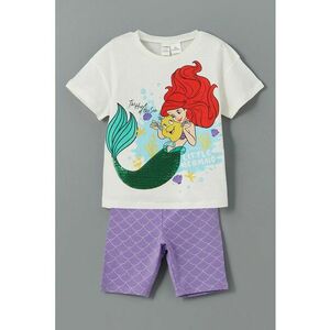 Set de colanti scurti si tricou Disney Princess - 2 piese imagine