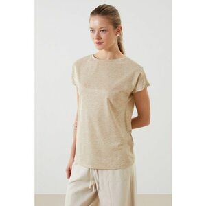 Tricou uni cu decolteu la baza gatului imagine