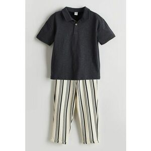 Set de tricou si pantaloni din bumbac - 2 piese imagine
