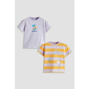 Set de tricouri din bumbac cu imprimeu - 2 piese imagine