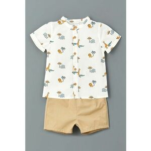Set de camasa si pantaloni scurti din bumbac imagine