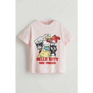 Tricou cu imprimeu cu desene animate imagine