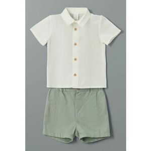 Set de camasa si pantaloni scurti din bumbac imagine
