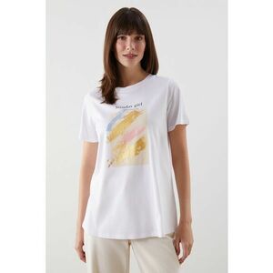 Tricou din bumbac cu imprimeu imagine