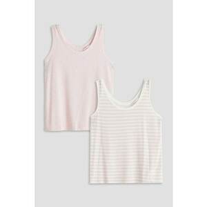 Set de top-uri de pijama cu decolteu rotund - 2 Piese imagine