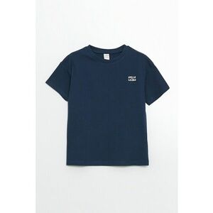 Tricou de bumbac cu maneci cazute imagine