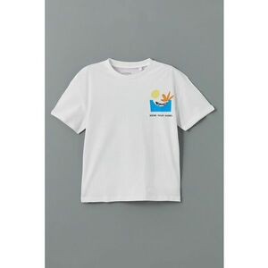 Tricou cu imprimeu grafic pe partea din spate imagine
