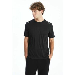 Tricou cu decolteu la baza gatului si detalii reflectorizante imagine