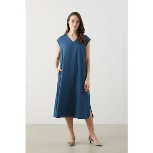Rochie lejera cu buzunare laterale imagine