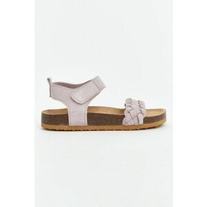 Sandale cu velcro si garnituri rasucite imagine
