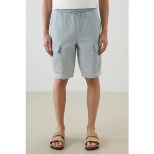 Bermude cargo de denim imagine